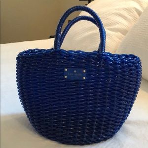 Kate Spade woven plastic basket purse